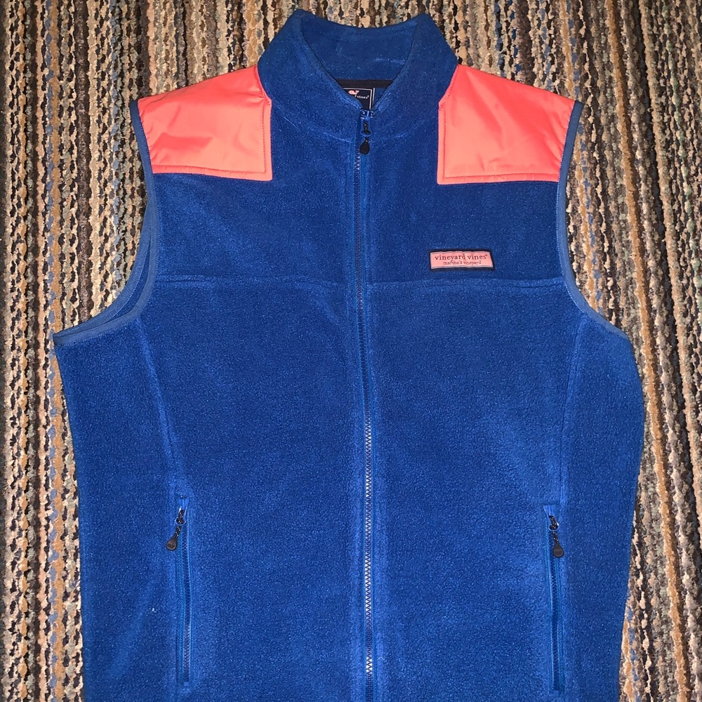 Vineyard Vines Fleece Vest - Men's Size Small